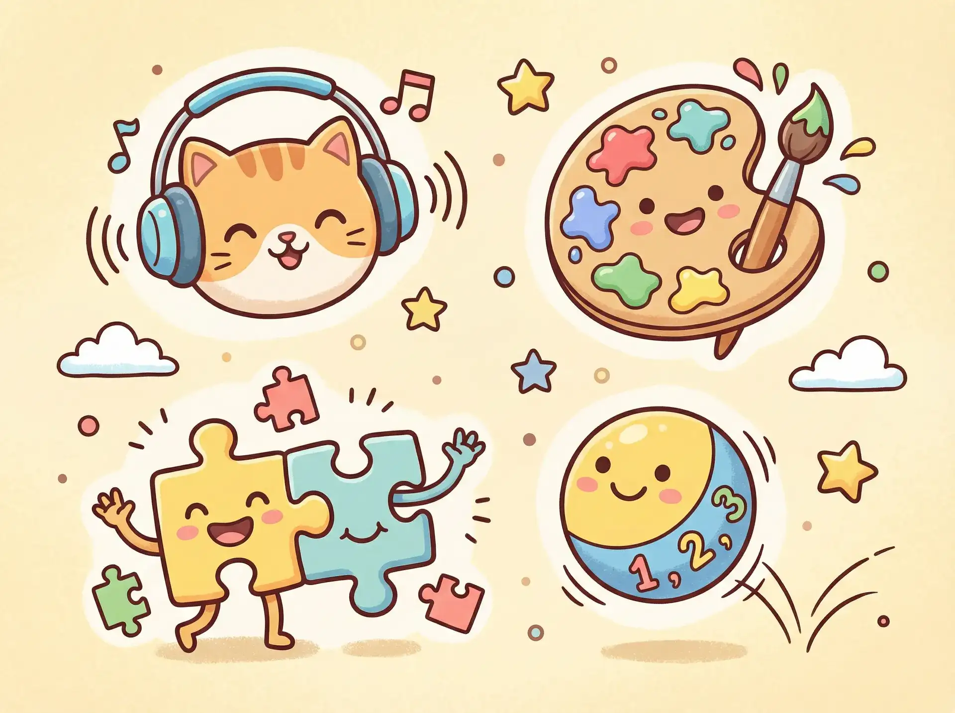 小朋友的手工作品 - MDAPP01.1V 益智创作